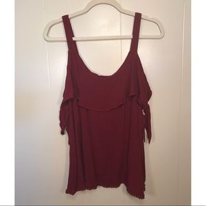 Maurices burgundy tank top